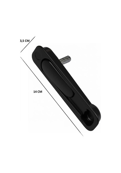 Gömme Gizli Sürme Kolu-siyah Renk Pvc & Alüminyum Kapı Pencere Uyumlu
