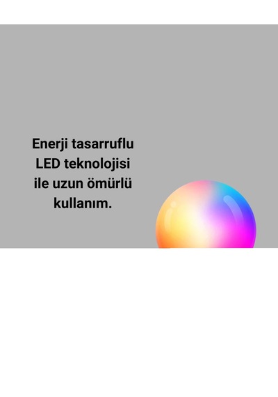 Rgb Uzaktan Kumandalı Led Ampul 16 Renk A Kalite 2025 Model Orijinal . 90893482
