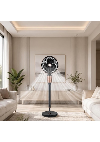 Koşar Aero Mini 12'' Ev Tipi Vantilatör Ayaklı-kumandalı