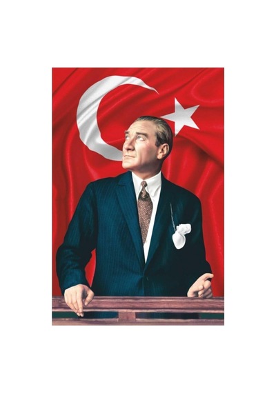 Atatürk Resmi Raşel Kumaş 200x300cm Diğer