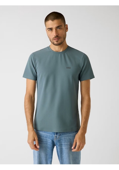 Guess M6rı19kd202 Ss Cn New Tech Stretch Erkek Tişört Mavi