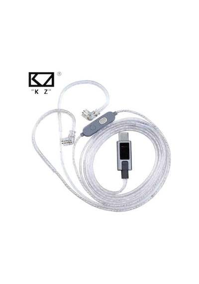 Type-c M2 Gümüş Dac Kulaklık Kablosu 3 Ekolayzer Mod Çift Mikrofonlu