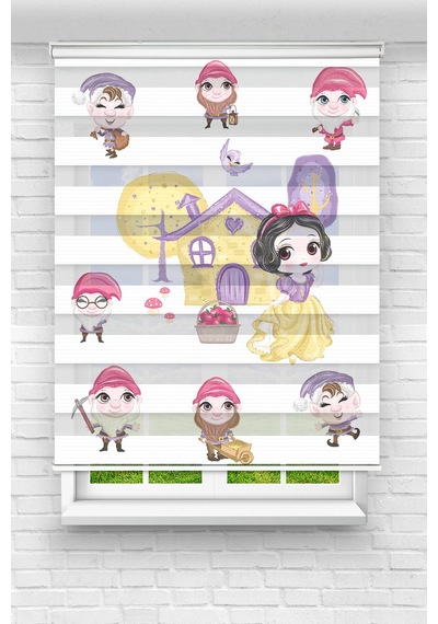 Perdeoutlet38 Baskılı Renkli Yedi Cüceler Dijital Baskılı Zebra Perde-cocuk Odası-stor Perde Çok Renkli Perdeoutlet38 Baskılı Renkli Yedi Cüceler Dijital Baskılı Zebra Perde-cocuk Odası-stor Perde Çok Renkli