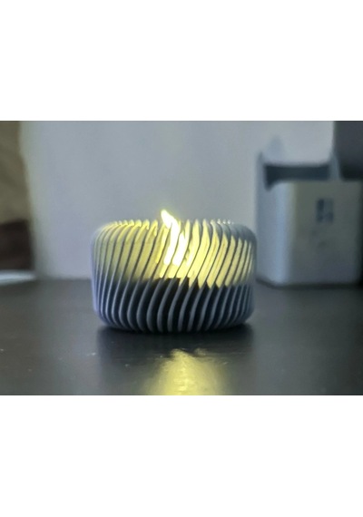Gri Led Mumluk Led Yemek Masası İçin Dekorasyon, Düğün Masa Dekorasyonu ŞEFFAF