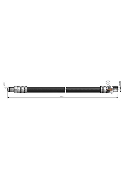 Cavo C900675a Fren Hortumu On 4694280035 A1694280035