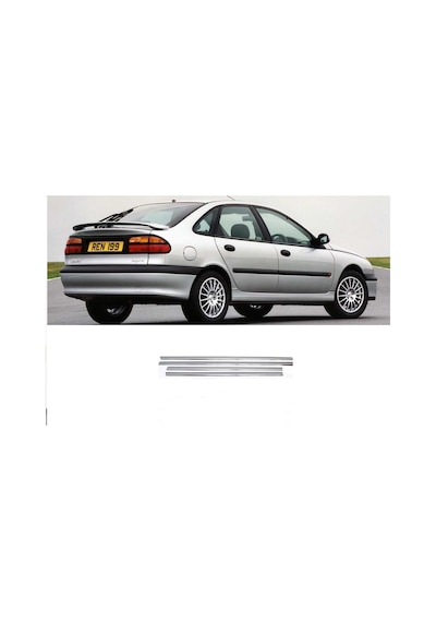Renault Laguna 1 Krom Cam Çıtası Seti 4 Kapı 1998 - 2002 Renault Laguna 1 Krom Cam Çıtası Seti 4 Kapı 1998 - 2002