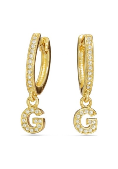 Çgk Çiğdem Gürel Kuyumculuk G Harf Altın Küpe Gold