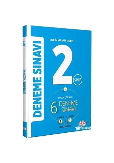 Editör 2. Sınıf 6 Çözümlü Deneme