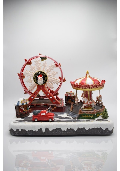 Waldern Premium Collection Dekoratif Lunapark Temalı Yılbaşı Süs 38 28 Cm