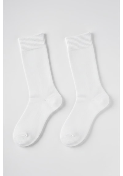 Socketta 3'lü Beyaz Erkek Business Modal Dikişsiz Takviyeli İnce Yazlık Soket Çorap - Premium Beyaz Socketta 3'lü Beyaz Erkek Business Modal Dikişsiz Takviyeli İnce Yazlık Soket Çorap - Premium Beyaz
