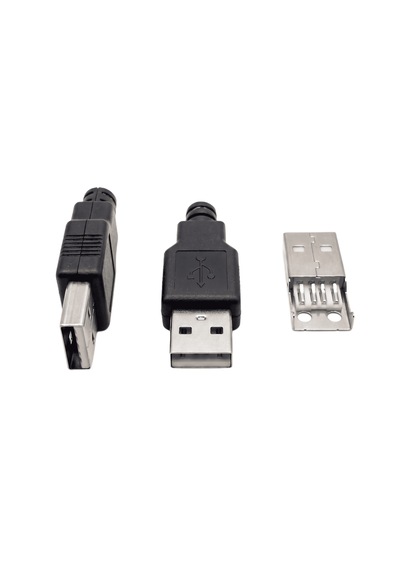 Usb Konnektör Soket Erkek 25 Adet Lehimlenebilir Bağlayıcı A Tipi 4 Pin Plastik