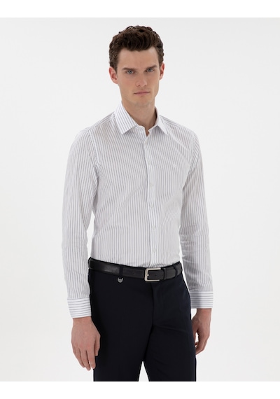 Pierre Cardin Erkek Lacivert Gömlek Desenli 50306028-vr033 Lacivert