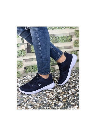 Xstep Unisex Lacivert Spor Ayakkabı Lacivert Beyaz