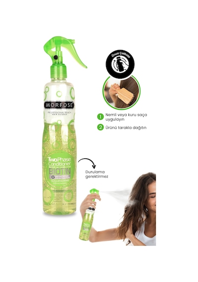 Morfose Biotin Sıvı Saç Kremi 400 Ml 3 Adet