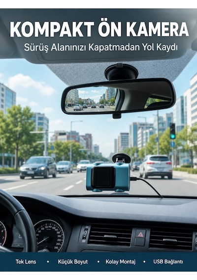 Kargo Kompakt Dash Kamera Usb Şarj Tf Kart Destekli Yeni Nesil Najmaddin