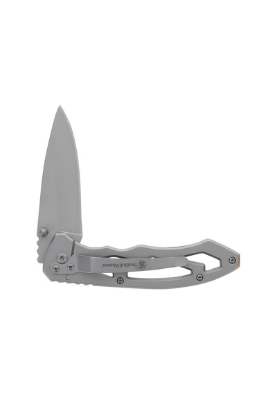 Smith Wesson Drop Point Silver Skeletonized Kamp Çakı Ck400cp Gümüş