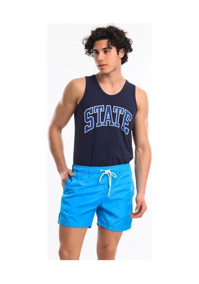 Superfly Swimshort Erkek Turkuaz Şort 21678-44 Siyah
