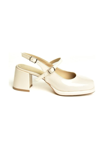 Fox Shoes U820930008 Ten Rugan Kalın Topuklu Kadın Ayakkabı Ten