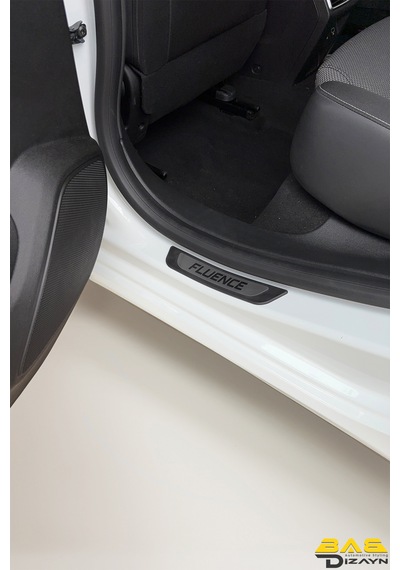 Renault Fluence Krom Kapı Eşik Koruması Tüm Modellerle Uyumlu 4 Parça