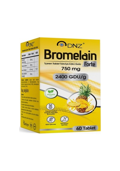Dnz Bromelain Forte 750 Mg 60 Tablet