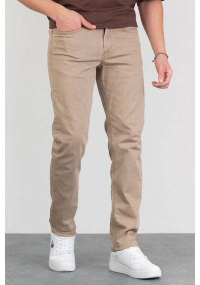 HLT Jeans Erkek Esnek Likralı Jeans Pantolon - Bej