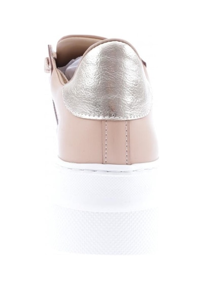 Dgn Es865-23y Kadin Kalin Silver Taşli Sneakers Ayakkabi ES865-2007-R12632 Ten