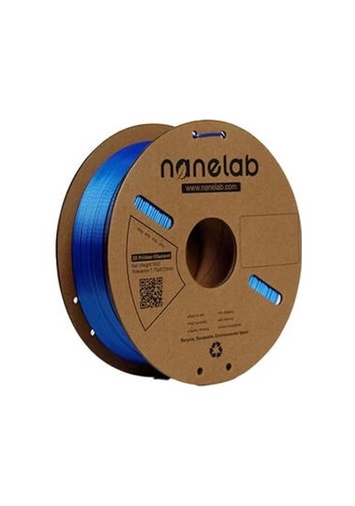 Nanelab Çift Renkli Silk Pla Filament - Siyah-mavi - 1.75mm - 1kg