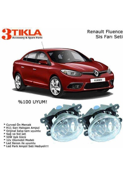 Renault Fluence Sis Farı Seti Oem:261500097R
