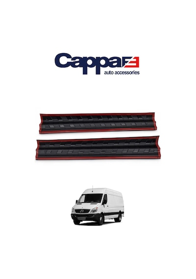 Cappafe Mercedes Sprinter W906 Kapı Eşiği Koruma Abs Mat Siyah N11.4415