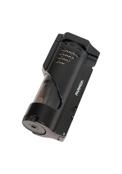 Parmida 3 Torch Pürmüz Delicili Siyah Metal Puro Çakmağı - Tr9517