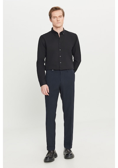 Altınyıldız Classıcs Erkek Lacı Slim Fit Dar Kesim Gofre Desenli Beli Gizli Lastikli Yan Cep Klasik Pantolon