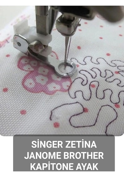 Swart Singer Pfaff Zetina Janome Brother Kapitone Ayak Yorganlama Ayağı
