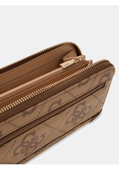 Guess Karnilla Logolu Büyük Boy Kadın Kahverengi Cüzdan Swos9901146-lgw Kahverengi