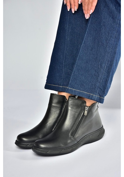 Fox Shoes V398577603 Siyah Hakiki Deri Kadın Bot Siyah-hakiki Deri Fox Shoes V398577603 Siyah Hakiki Deri Kadın Bot Siyah-hakiki Deri