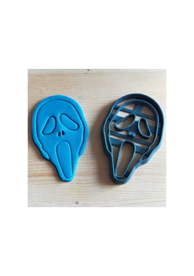 Scream Kurabiye Kalıbı Tek Parça Gıdaya Uygun 3d Baskı Kalıp Diğer