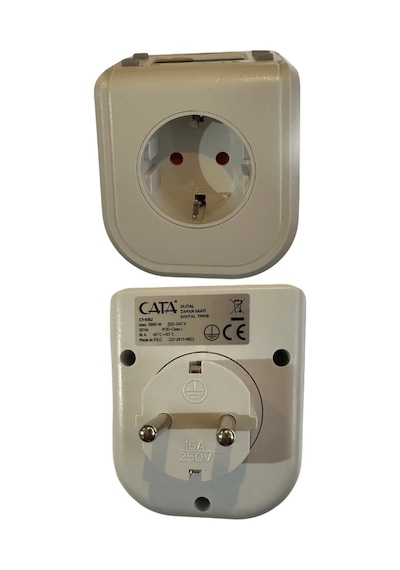 Cata Ct-9182 3680w 16 Amper Dijital Zaman Saati 4 Adet