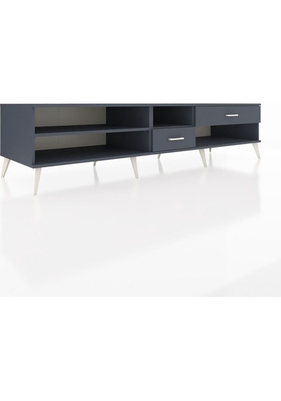 Kronos Tv Ünitesi 2 Raflı 2 Çekmeceli 220x59x51 Antrasit-antrasit Antrasıt/antrasıt - Antrasıt Kronos Tv Ünitesi 2 Raflı 2 Çekmeceli 220x59x51 Antrasit-antrasit Antrasıt/antrasıt - Antrasıt