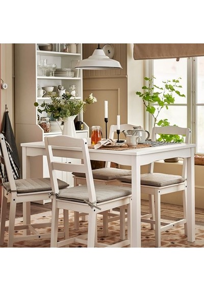 Ikea Hauga Mutfak Masası, Beyaz, 118x74 Cm