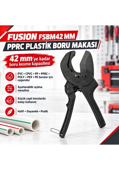 Fusıon Pprc Boru Makası 42 Mm Fsbm42