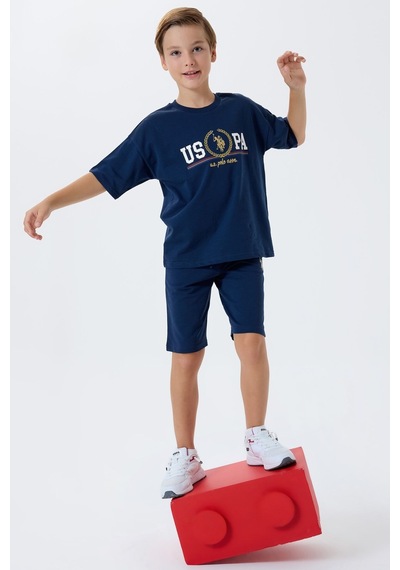 U.s. Polo Assn. Erkek Çocuk Lacivert Bermuda Takım Us2425-c-v1 Lacivert
