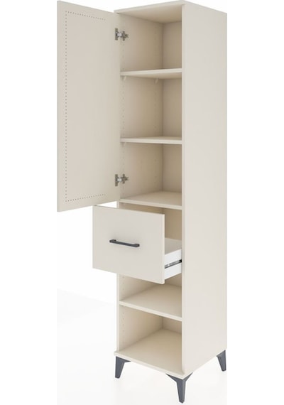 Hyperion Dolap 4 Raflı Tek Çekmeceli Tek Kapaklı 44x44x195 Aytaşı-aytaşı Aytası Hyperion Dolap 4 Raflı Tek Çekmeceli Tek Kapaklı 44x44x195 Aytaşı-aytaşı Aytası