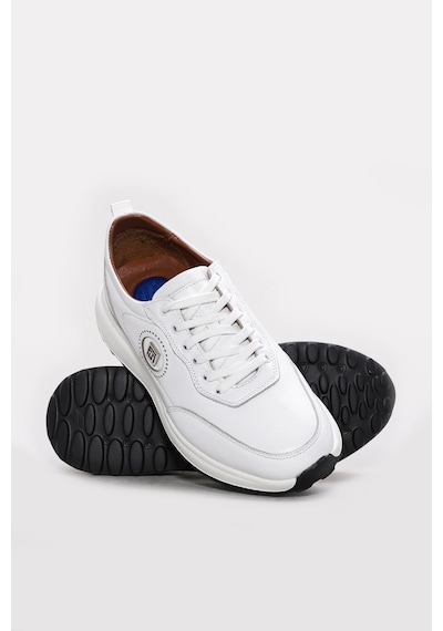 Fast Step Hakiki Deri Erkek Casual Ayakkabı 343ma2008 Beyaz
