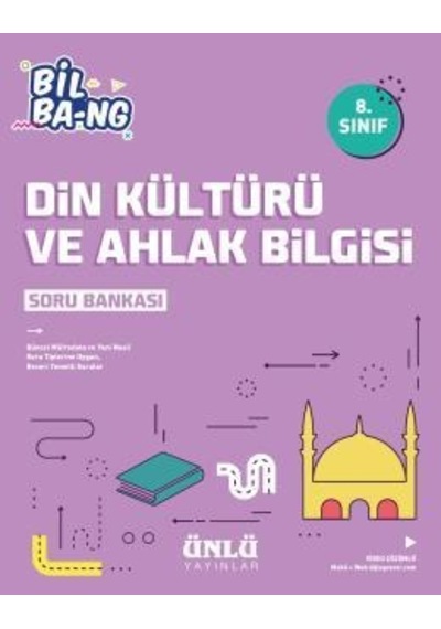 8. Sınıf Din Kültürü Soru Bankası Bil Bang LGS - ÜNLÜ Yayınları