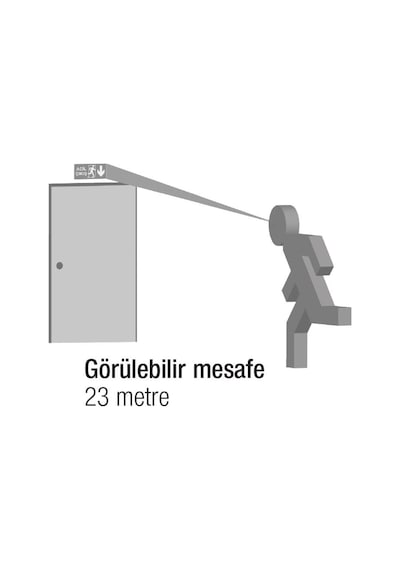 Arsel Betalite Aeb-3211-L Acil Çıkış Yönlendirme Armatürü Sürekli (534086164)