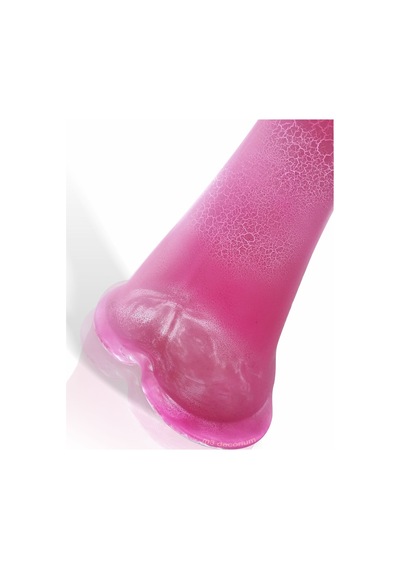 Uzun Derin Çatlatma Fuşya Pembe Renkli Su Geçirmez Köşe 80cm Vazo