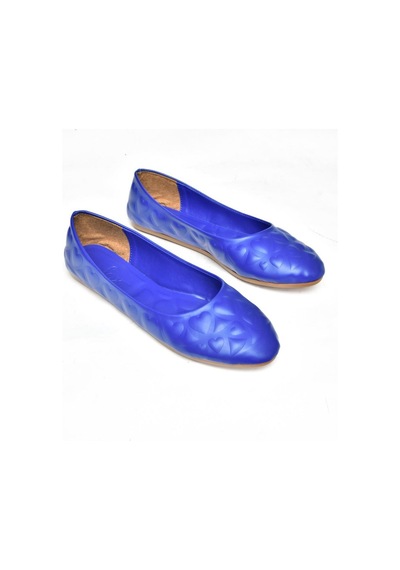 Fox Shoes S314020209 Saks Mavi Kadın Babet Saks Mavi