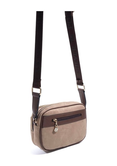 Silver Polo Sp1162 Kadın Çapraz Çanta Süet Vizon-kahve