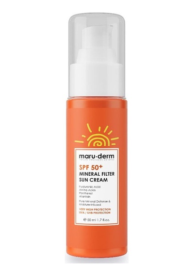 Maruderm Spf 50+ Mineral Filtre Güneş Kremi 50 Ml