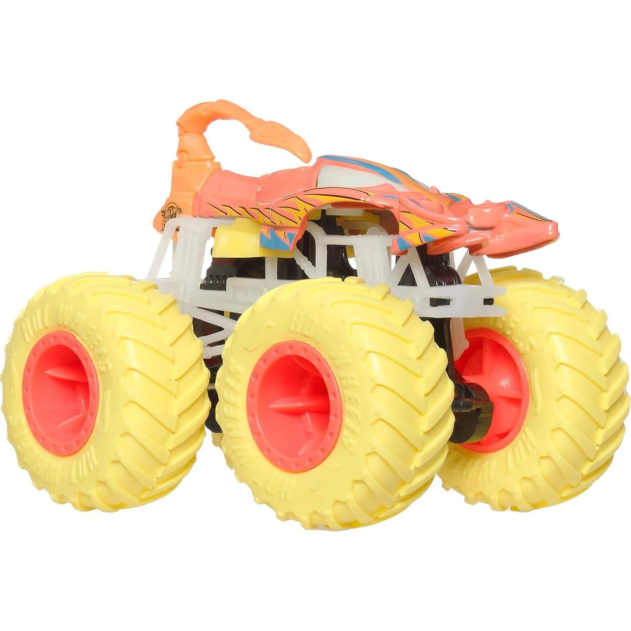 Hot Wheels Monster Trucks Glow İn The Dark Scorpedo 1:64 Scale Vehicle