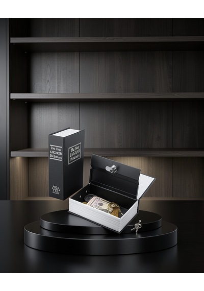Gizli Kitap Kasa Metal Gövdeli Xuczzzkasa
